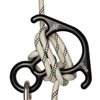 SOB Rescue Figure 8 Descender Belaying 40KN Bent Ear Belay Device Rock Climbing Rappelling Gear Aluminum Magnesium Alloy