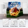 Football Blanket Gifts - 40x50 Inches Plush Blanket for 8-12 Boys Kids - Green Soft Flannel Throw Blanket for Sofa Party - Sports Football Gifts Decorations for Football Players Team Couch