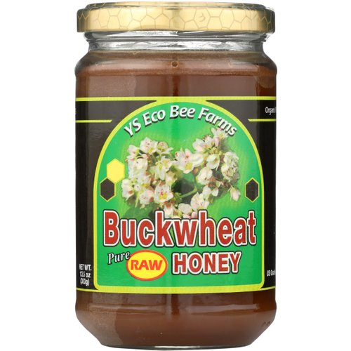 YS BEE FARMS Raw Buckwheat Honey, 13.5 OZ