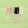 COSIDEA 20pcs Round 4ml 0.13oz Pink Empty lip gloss tubes with wand Lipgloss tube containers for lip oil packing