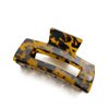 Formery 4PCS Acrylic Hair Claw Clips Leopard Fancy Hair Clips Nonslip Thick Hair Barrette Jaw Clamp Curly Hair Accessories for Women