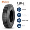 HALBERD 4.80-8 Trailer Tires 4.80x8 6PR Load Range C Highway Boat Trailer Log Splitter Tires, Tubeless, Set of 2