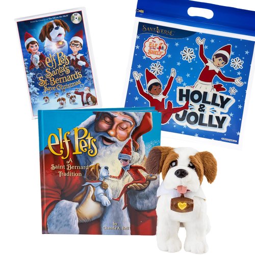 The Elf on the Shelf Elf Pets: A Saint Bernard Tradition Box Set, with Santa's St. Bernards Save Christmas DVD Movie and Joy Bag