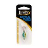 Lindy Rattl'N Flyer Spoon Hybrid Ice Fishing Lure Jigging Spoon, Emerald Shiner, 1/16 oz
