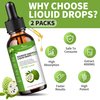 (2 Pack)Soursop Graviola Liquid Drops 2000mg, 98% Absorption Soursop Bitters Liquid for Cell Support & Regeneration, Immune Boost, Liver, Herbal Goodness, Sugar/Gluten Free, Natural Flavor, 4 Fl Oz