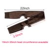 Wig Grip Band Women Adjustable: Wig Gripper with Ear-Cutouts Natural Lace Edge - Adjustable Non-Slip Off Band with Velcro Comfortable Breathable No-Headache (Brown)