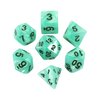 Turquoise Pearl RPG Dice - Full Polyhedral Set - 'Aqua'