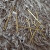 ScivoKaval Bobby Pins Bulk Champagne Gold for Blonde 100 Count Hair Bob Pins Bulk in a Case Box Tub, 2.2 inch