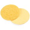 ForPro Professional Collection Compressed Cellulose, Round Face, and Body Sponge, Natural Yellow, 2.75”, 100-Count Pack