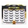 Laflare Premium Silk Lashes 3D Faux Mink Eyelashes Multipack, Light, Natural Looking, Professional Easy to Apply Eyelashes in a Knitted Style 10 Pairs Jumbo Pack (A02X10P)