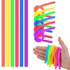Monkey Noodles - 100 Pack - Fidget Stretchy Sensory Toys for Kids and Toddlers - Autism Sensory Products - Stretchy String - Party Favors for Kids - Treasure Box Toys for Classroom Easter Toys
