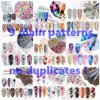 100 Sheets Nail Foil Transfer Sticker Kit, Bagvhandbagro Nail Art Decals Nail Foil Tips Starry Sky Laser Flower Leopard Print Transfer Foils Stickers DIY Nail Art Decorations Nail Supplies Nail Design