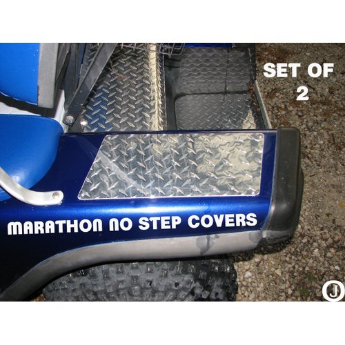 Ezgo Marathon Golf Cart Diamond Plate NO Step Covers