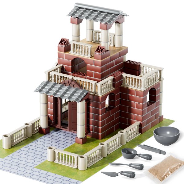 Lucky Doug House Building Set for Kids, 208+ Building Blocks, STEM Building House Toy for Toddlers, Classical Construction Kit Creative Building Playset House Model for 3 4 5 6 7 8 9 Years Boys Girls