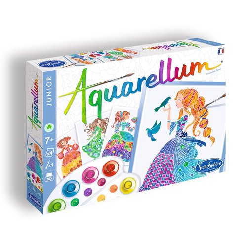 SentoSphere Junior Aquarellum Flower Princesses Arts and Crafts Paint Set