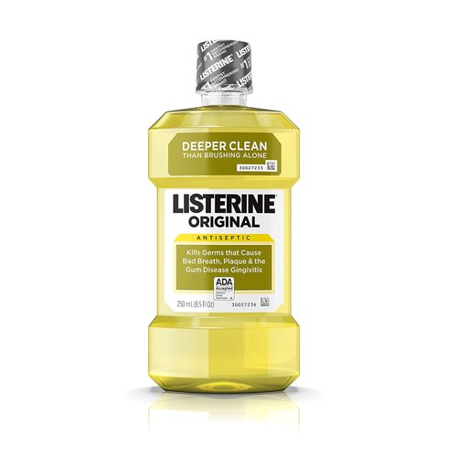 Listerine (250 Ml) Size Listerine Antiseptic Mouthwash, 8.5 Fl Oz (Pack of 2)