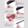 0.8mm Black Hair Extension Keratin Glue, Width Hair Extension Keratin Glue, Hair Extensions Hot Glue,Strip Strong Adhesion Long Lasting Hair System Tape Roll Hair Wig Tape Roll Non Irritating Black