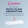Carefree Acti-Fresh Body Shaped Panty Liners, Flexible Protection that Molds to Your Body, Long, 112 Count (Pack of 1)