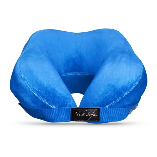Memory Foam Neck Pillow - Advanced Support for Sleeping on Long Airplane Flight, Car Travel, Camping, Bed and More - Plane Traveling, Must Have Essentials - with Zipper and Washable Cover