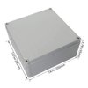 LeMotech Junction Box IP67 Waterproof Dustproof ABS Plastic Project Box for Electrical Outdoor Enclosure Gray 7.9 x 7.9 x 3.7 inch (200 x 200 x 95 mm)