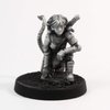 Stonehaven Miniatures Female Teifling Fighter Miniature Figure, 100% Pewter Metal - 22mm Tall - (for 28mm Scale Table Top War Games) - Made in USA