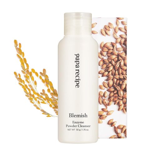 Papa Recipe Blemish Enzyme Powder Cleanser - Soft Exfoliating Facial Wash for Sensitive Skin (50g, 1.72oz) - Korean Skincare for Radiant, Smooth Complexion
