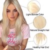 Leuik Long Straight Wig|Synthetic Long Wigs for Women|Cosplay Wig for Fashion Women 28inch (Light Blonde)