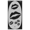 Stencil1FX Kisses Makeup Stencil - Kissing Lips Makeup Stencil Durable Quality Reusable Stencils United States Stencil America for Parades, Parties and More