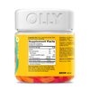 OLLY Hello Happy Gummy Worms, Mood Balance Support, Vitamin D, Saffron, Adult Chewable Supplement, Tropical Zing - 60 Count