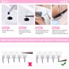 Premade Fans Eyelash Extensions 10D-D-0.07-9 Premade Volume Lash Extensions Pointed Base Fans 0.07 Premade Volume Fans C D Curl(10D-D-0.07,9mm)