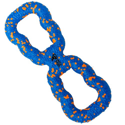 Iron Paws Tough Dog Pull Toy, Blue - Tough Dog Pull Toys for Aggressive Chewers, for Fetch, Tug of War and Dog Training