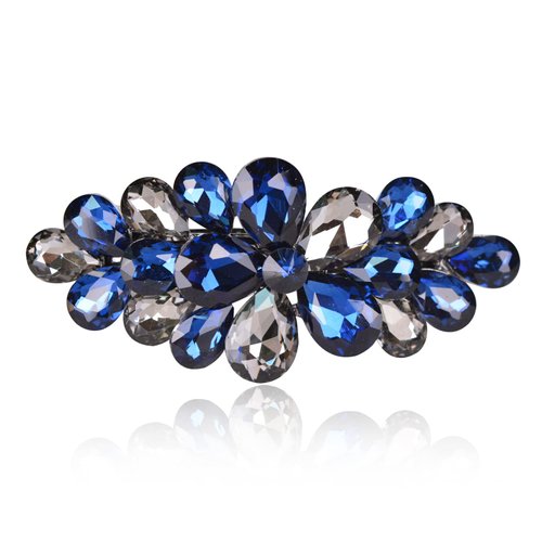 Sankuwen Flower Luxury Jewelry Design Hairpin Rhinestone Hair Barrette Clip,Also Perfect Mother&#39;s...
