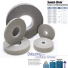3M EXL PRO Deburring Wheel - Metal Deburring, Finishing and Polishing Wheel - Unitized - 6" x 1" x 1"