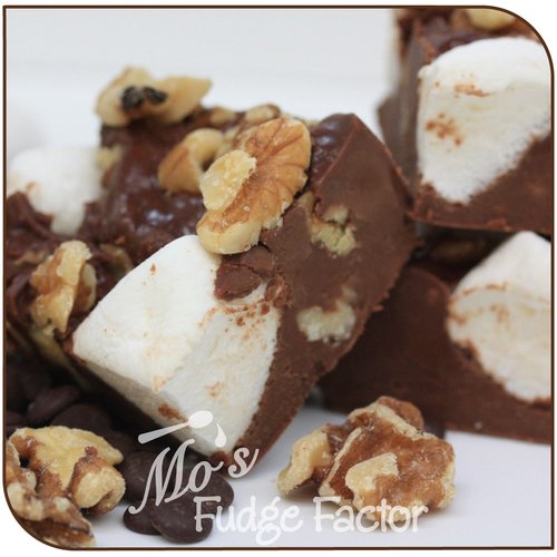 Mo's Fudge Factor, Rocky Road Fudge 1/2 Pound