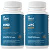 Dr. Tobias Lung Health, Lung Support Supplement with Vitamin C, Butterbur, Quercetin & Bromelain, Lung Cleanse & Detox Formula for Bronchial & Respiratory System, Non-GMO, 120 Capsules