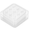 Sonew Disposable Eyelash Adhesive Palette Plastic False Eyelash Glue Gasket Holder Pallet 10 pcs