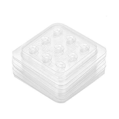 Sonew Disposable Eyelash Adhesive Palette Plastic False Eyelash Glue Gasket Holder Pallet 10 pcs