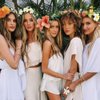 50Pcs 2.5" White Foam Hawaiian Frangipani Artificial Plumeria Flower Hat Hair Clips for Home Bridal Wedding Tropical Party Beach Vacation Decoration