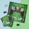 WERNNSAI Video Game Party Tableware Set - Gaming Party Supplies for Boys Birthday Disposable Paper Luncheon Dinner Dessert Plates Cups and Napkins Party Favors Serves 16 Guests 64 PCS