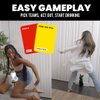 Do or Drink Act Out or Black Out Charades Drinking Card Games for Adults, Fun Adult Game with 350 Prompts - Great Party Game for Game Night, Bachelorette Parties, Couples, and More