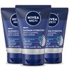 NIVEA MEN Maximum Hydration Deep Cleaning Face Scrub with Aloe Vera and Provitamin B5, Exfoliating Face Wash Cleanses Without Drying, 3 Pack of 4.4 Oz Tubes
