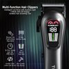 TCMKY Hair Clippers for Men Professional Hair Trimmer for Men - Cordless&Corded Barber Clippers for Hair Cutting & Grooming, Rechargeable Hair Trimmer Kit for Household(Silvery)…