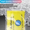Anfinso 4 Pack X 100 Gram Rechargeable Desiccant Silica Gel Packets, Moisture Absorbers Desiccant Dehumidifier Bags for Gun Safes, Closet, Cars, Totes, Storage Bins, Reusable