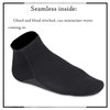 Water Socks Neoprene Socks Beach Booties Shoes 3mm Glued Blind Stitched Anti-Slip Wetsuit Boots Fin Swim Socks for Water Sports Outdoor Activities Home Slippers(3mm Low Cut/Black,S)