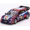 i20 N Rally1 Hybrid #11 Thierry Neuville - Martijn Wydaeghe Mobis WRT 3rd Place Monte Carlo Rally (2023) Limited Edition to 3960 Pieces Worldwide 1/64 Diecast Model Car by Mini GT MGT00710