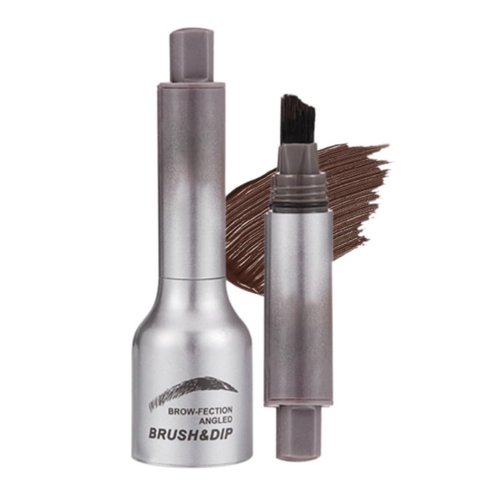 Brow-Fection Angled Brush & Dip, Liquid Eyebrow Brush, Long Lasting Waterproof Brow Pen, Liquid Eyebrow Gel, Creates Natural Looking Brows Effortlessly (1, #01ESPRESSO)