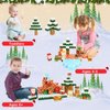 Magnetic Blocks-Build a Fantasy World Christmas Edition Magnetic Tiles,112Pcs Magnetic Building Blocks Educational Toys,Magnetic Blocks for Kids Ages 3 4 5 6 7 8 STME Montessori Sensory Toys (112P)
