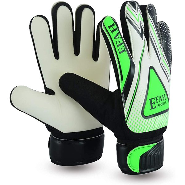 EFAH SPORTS Soccer Goalie Goalkeeper Gloves for Kids Boys Children Football Gloves with Strong Grips