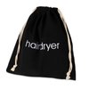 Hair Dryer Bag with Drawstring - Travel Container for Hair Tools, Use at Home, Gym, Hotels (Black)