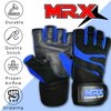 MRX Weightlifting Gloves for Men Workout Gloves Mens Wrist Support Lifting Gloves Male Gym Gloves | Workout Gym Accessories for Men Weight Lifting Fingerless Gym Exercise for Powerlifting